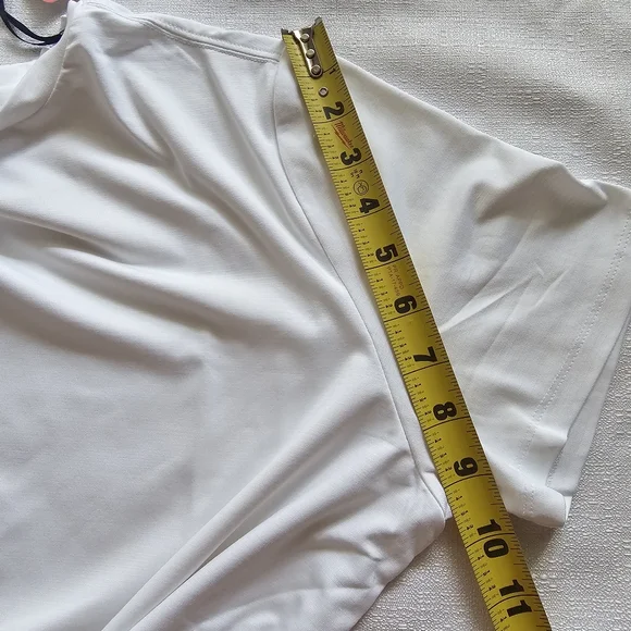 NWT‎ Rhoback Womens Short Sleeve Crop Top Size Large - Picture 10 of 10